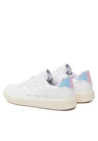 Adidas - adidas Sneakersy Courtblock IF6464 Biały. Kolor: biały. Materiał: skóra