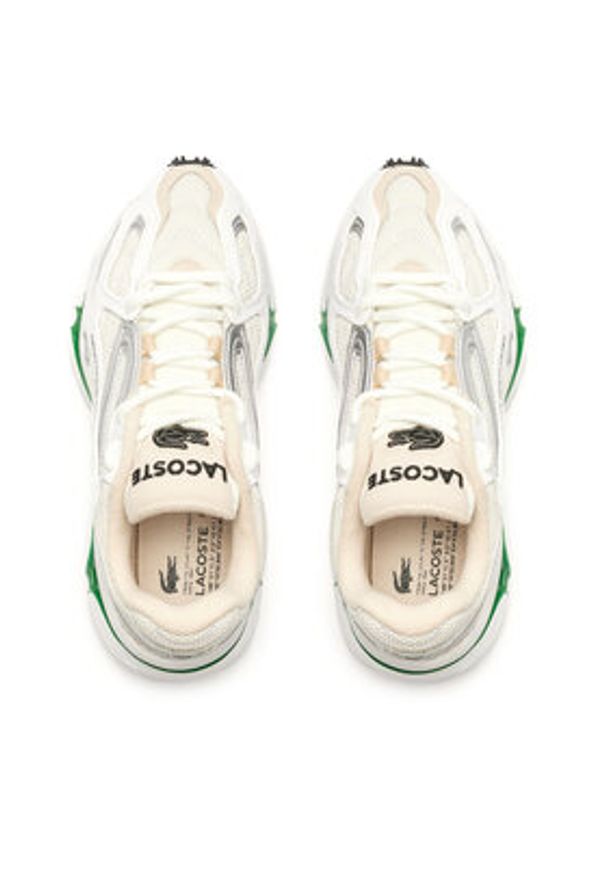 Lacoste Sneakersy L003 2K24 747SFA0012 Biały. Kolor: biały. Materiał: skóra
