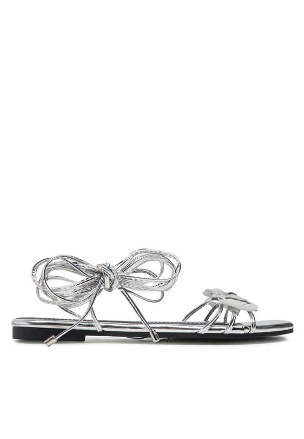 Jenny Fairy Sandały LS5518-03 Srebrny. Kolor: srebrny. Materiał: skóra