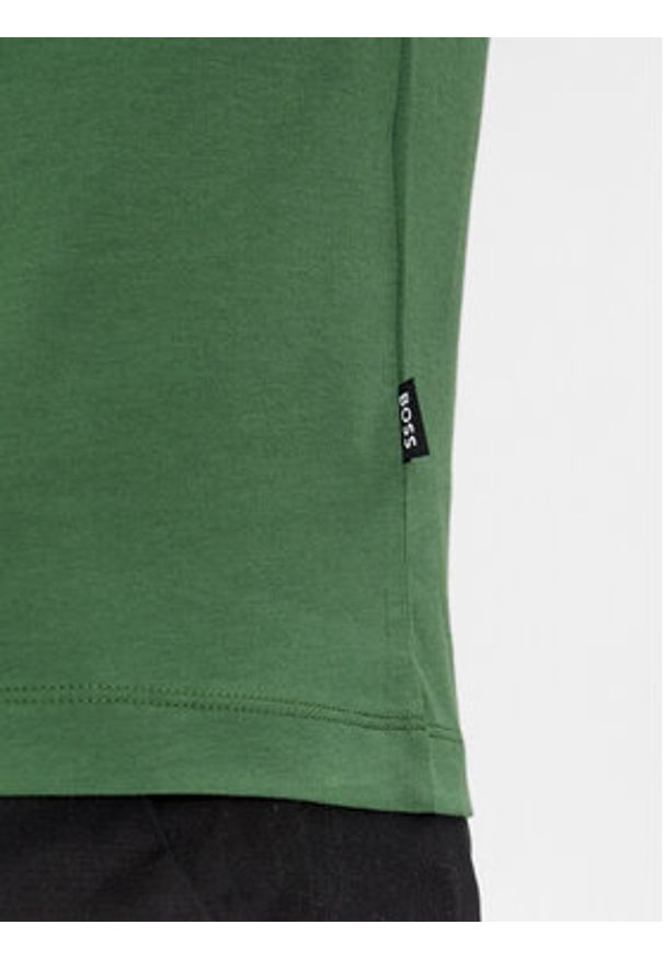 BOSS - Boss T-Shirt Thompson 01 50468347 Zielony Regular Fit. Kolor: zielony. Materiał: bawełna