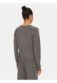 Liu Jo Sport Sweter TF4286 MS63L Szary Regular Fit. Kolor: szary. Materiał: syntetyk, wiskoza. Styl: sportowy #4