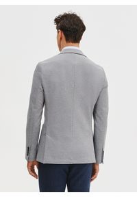 Pako Lorente - PAKO LORENTE - Jasnoszara marynarka z dzianiny. Kolor: szary. Materiał: dzianina. Sezon: wiosna #8