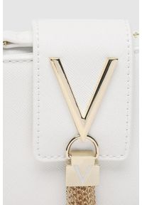 Valentino by Mario Valentino - VALENTINO Mała biała kopertówka Divina SA. Kolor: biały. Wzór: paski #3
