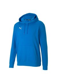 Puma - Męska Bluza Z Kapturem TeamGoal 23. Typ kołnierza: kaptur. Kolor: niebieski