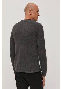 Jack & Jones Sweter męski kolor szary. Kolor: szary. Materiał: dzianina. Długość rękawa: raglanowy rękaw #4