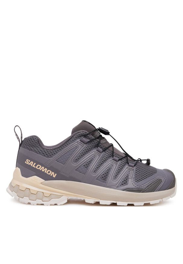 salomon - Salomon Buty do biegania Xa Pro 3D V9 L47748100 Fioletowy. Kolor: fioletowy. Materiał: materiał