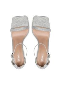 DeeZee Sandały FB89725-19 Srebrny. Kolor: srebrny. Materiał: materiał #6