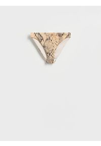 Reserved - Dół od bikini - ciemnobrązowy. Stan: obniżony. Kolor: brązowy. Materiał: materiał