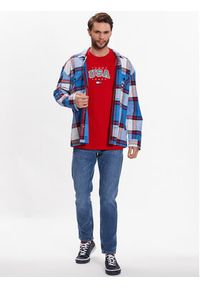 Tommy Jeans T-Shirt Classic Modern Sport USA DM0DM16406 Czerwony Regular Fit. Kolor: czerwony. Materiał: bawełna. Styl: sportowy #3