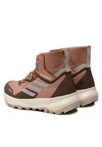 Adidas - adidas Trekkingi TERREX WMN MID RAIN.RDY Hiking Shoes HQ3557 Brązowy. Kolor: brązowy. Materiał: materiał #6