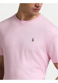 Polo Ralph Lauren T-Shirt 710740727010 Różowy Slim Fit. Typ kołnierza: polo. Kolor: różowy. Materiał: bawełna