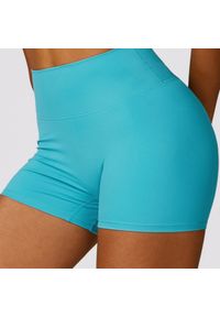 Intica - Spodenki sportowe modelujące z elastycznym pasem do treningu i biegania Essence. Kolor: szary. Materiał: materiał. Sport: fitness #6