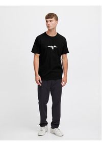 !SOLID - Solid T-Shirt 21108029 Czarny Regular Fit. Kolor: czarny. Materiał: bawełna