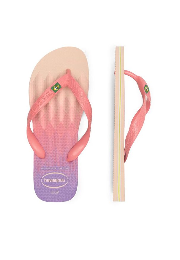 Japonki Havaianas. Wzór: kolorowy