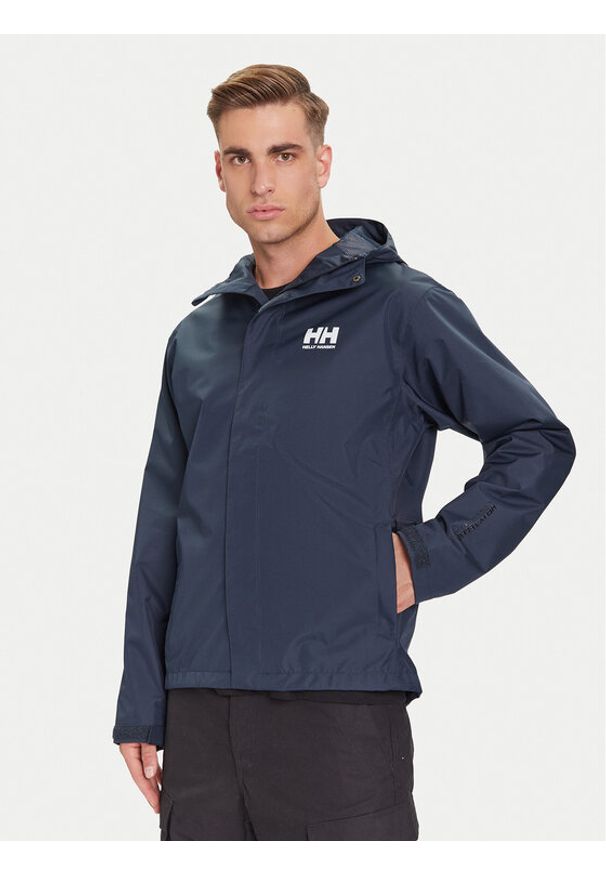 Helly Hansen Kurtka przeciwdeszczowa Seven 62047 Granatowy Regular Fit. Kolor: niebieski. Materiał: syntetyk
