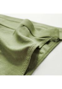 Intica - Figi z wycięciem na biodrach eleganckie i wygodne Claude. Kolor: zielony. Materiał: materiał #4