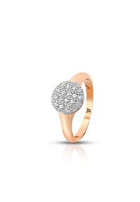 W.KRUK - Pierścionek złoty z diamentami. Materiał: złote. Kolor: złoty. Kamień szlachetny: diament #1