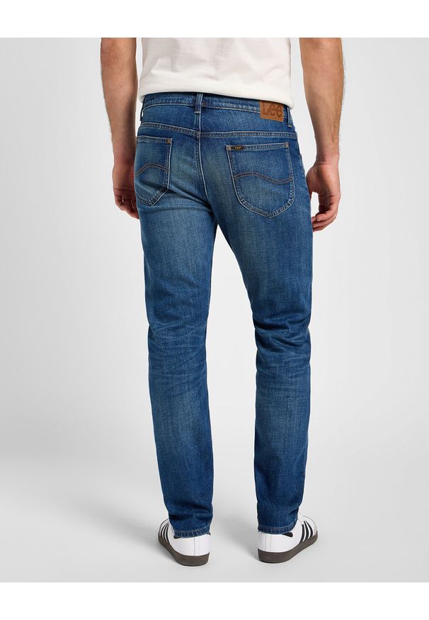 Lee - LEE RIDER MĘSKIE SPODNIE JEANSOWE JEANSY DŻINSY BAKER BLUE 112359539 L701016431