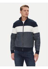 JOOP! Bluza 17 JJ-17Basilio 30045556 Granatowy Regular Fit. Kolor: niebieski. Materiał: bawełna