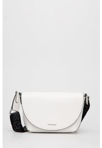 Calvin Klein Jeans - Torebka. Kolor: biały. Rodzaj torebki: na ramię #1