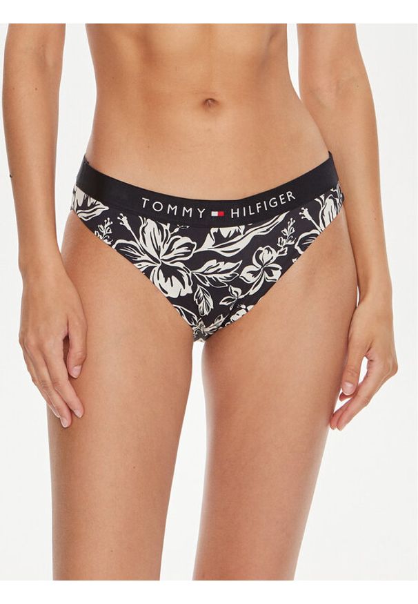 TOMMY HILFIGER - Tommy Hilfiger Dół od bikini UW0UW05365 Granatowy. Kolor: niebieski. Materiał: syntetyk