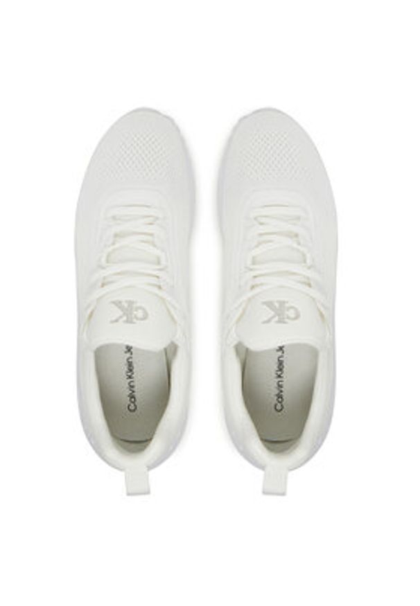 Calvin Klein Jeans Sneakersy Eva Runner Sock Mg Tech YW0YW01855 Biały. Kolor: biały. Materiał: materiał