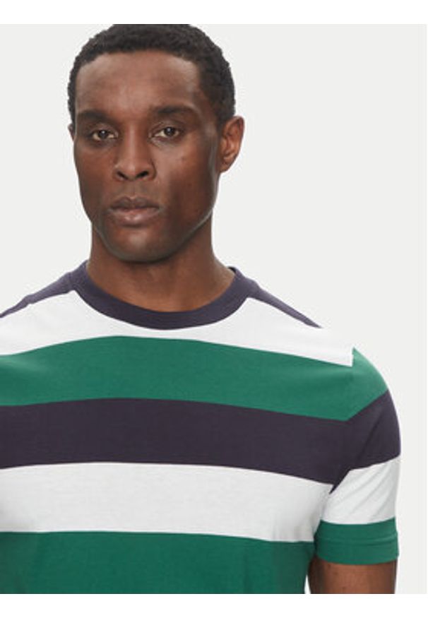 Hechter Paris T-Shirt 75016 151926 Kolorowy Regular Fit. Materiał: bawełna. Wzór: kolorowy