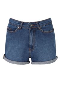 TOP SECRET - Jeansowe szorty. Kolor: niebieski. Materiał: jeans. Długość: krótkie. Sezon: lato. Styl: wakacyjny #7