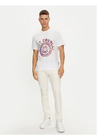 Just Cavalli T-Shirt 76OAHC17 Biały Regular Fit. Kolor: biały. Materiał: bawełna #5