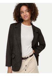 only - ONLY Marynarka Lina 15357019 Brązowy Loose Fit. Kolor: brązowy. Materiał: skóra #3