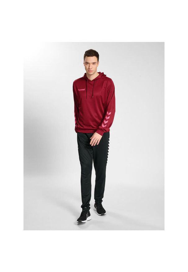 Bluza do piłki ręcznej męska Hummel hml PROMO Poly z kapturem. Typ kołnierza: kaptur. Kolor: czerwony, różowy, wielokolorowy. Sport: piłka ręczna