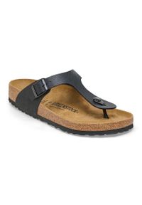 Birkenstock Gizeh Birko-Flor Japonki męskie. Kolor: czarny #1