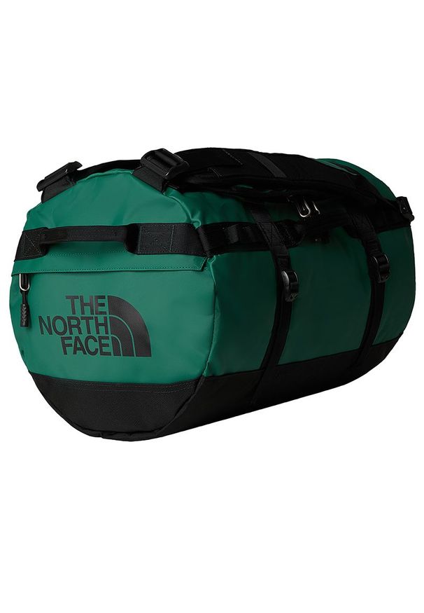 Torba The North Face Base Camp Duffel S 0A52STS9W1 - zielona. Kolor: zielony. Materiał: nylon. Wzór: paski