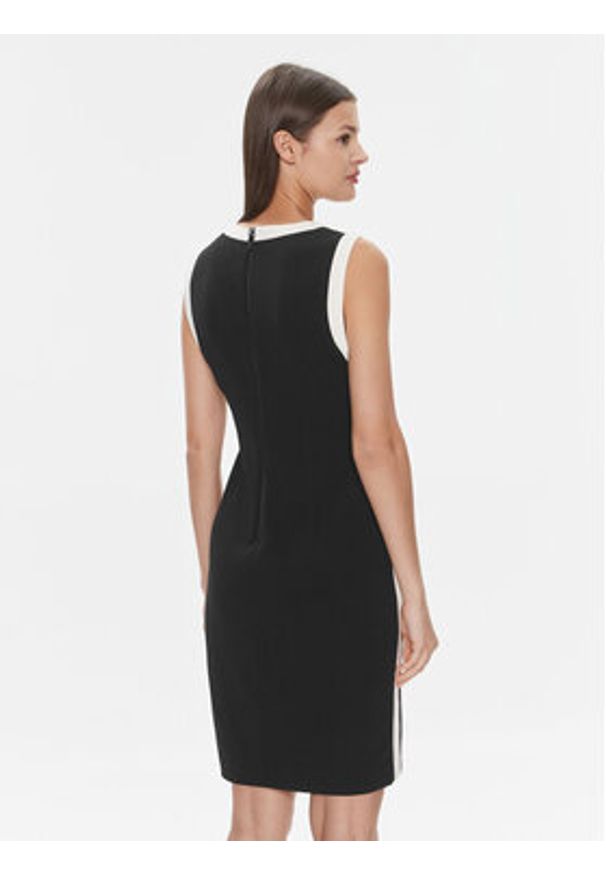 DKNY Sukienka codzienna DD3K1450 Czarny Regular Fit. Okazja: na co dzień. Kolor: czarny. Materiał: syntetyk. Typ sukienki: proste. Styl: casual