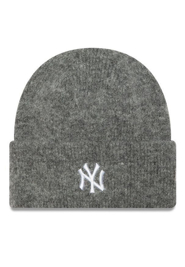 New Era Czapka New York Yankees Wide Cuff Knit Beanie 60580753 Szary. Kolor: szary. Materiał: materiał, poliester