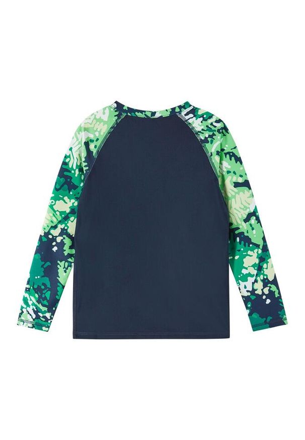 Koszulka kąpielowa dla dzieci z ochroną UV Reima Kroolaus. Kolor: niebieski. Długość rękawa: długi rękaw