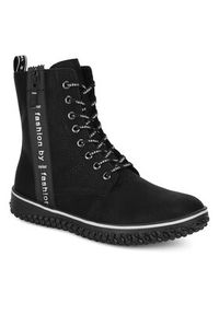 Rieker Trzewiki Z4218-00 Czarny. Kolor: czarny. Materiał: skóra #7