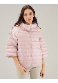 Unisono - DWUSTRONNA KURTKA Z KOŁNIERZEM 76-7009 ROSA52. Materiał: nylon, poliamid, poliester #1