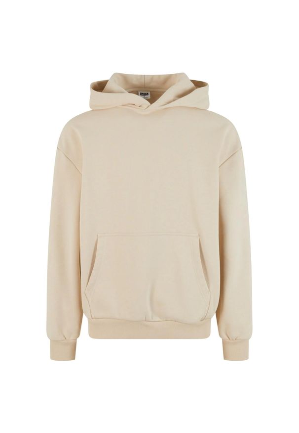 Urban Classics - Męska Bluza Ultra Heavy Oversized Hoodie. Kolor: beżowy