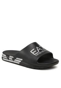 EA7 Emporio Armani Klapki XBP008 XK337 N763 Czarny. Kolor: czarny #4