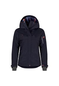 ELEVENATE - Damska kurtka narciarska Elevenate St Moritz. Kolor: czarny, niebieski, wielokolorowy. Sezon: zima. Sport: narciarstwo #1