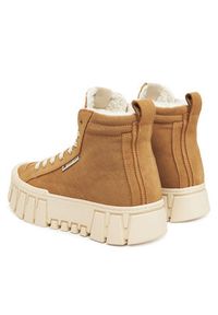 Tommy Jeans Sneakersy Tjw Vulc Flatform Suede Wl EN0EN02894 Brązowy. Kolor: brązowy. Materiał: skóra, zamsz