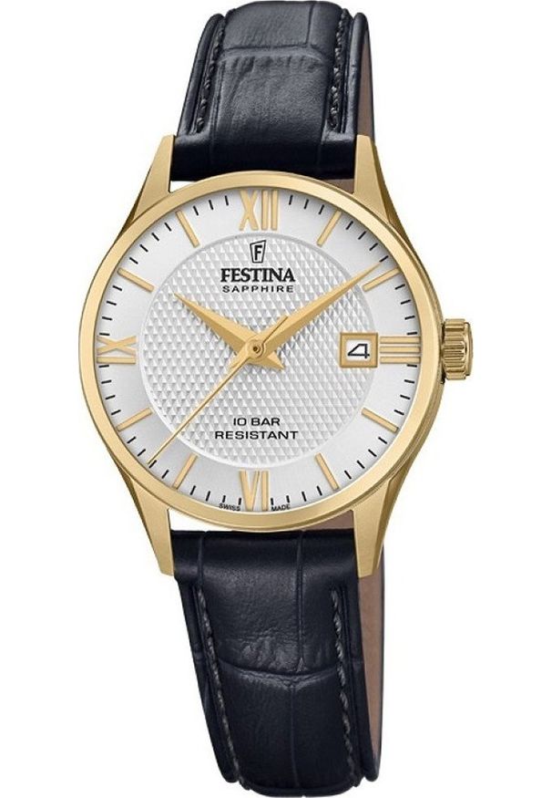 Zegarek Festina Zegarek damski Festina F20011-1 czarny. Kolor: czarny