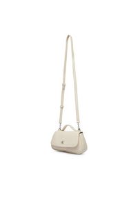 Calvin Klein Torebka LV04F3679G Kremowy. Kolor: kremowy. Materiał: skórzane #3