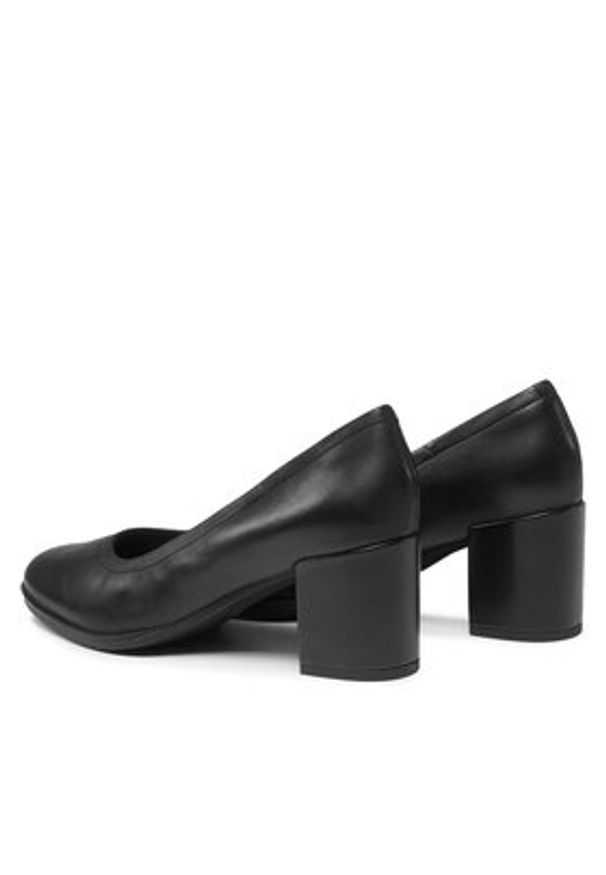 Clarks Czółenka Freva 55 Court 261709644 Czarny. Kolor: czarny. Materiał: skóra