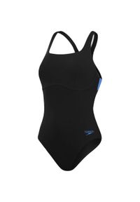 Damski kostium kąpielowy 1-częściowy Speedo Flex Band. Kolor: niebieski, czarny, wielokolorowy