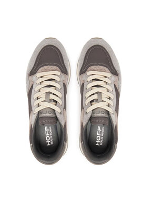 HOFF Sneakersy City Berlin 22402006 Szary. Kolor: szary. Materiał: zamsz, skóra