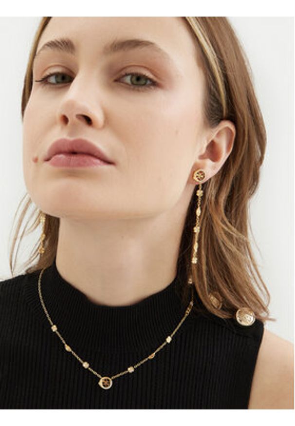 Guess Kolczyki JUBE05 040JW Złoty. Materiał: metalowe. Kolor: złoty