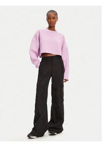 Hugo - HUGO Bluza Derissa_B 50545035 Różowy Relaxed Fit. Kolor: różowy. Materiał: bawełna #3
