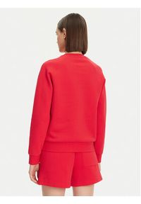 Lacoste Bluza SF8347 Czerwony Regular Fit. Kolor: czerwony. Materiał: syntetyk